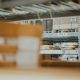 shallow focus photo of gray steel muscle rack